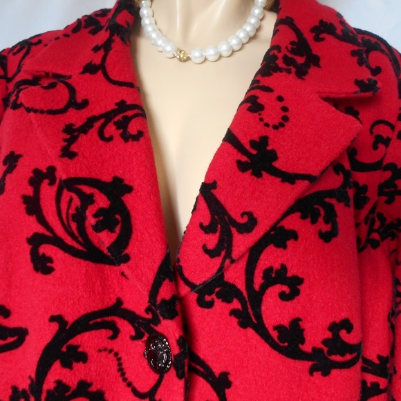 New COLDWATER CREEK 2X One Button Closure Coat Jacket WARM! - Picture 6 of 8